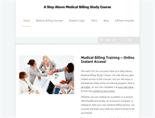 Tablet Screenshot of medicalbillingstudycourse.com